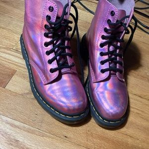 Pink holographic docs